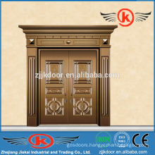 JK-C9022 beautiful carving copper clad door coppoer main door design